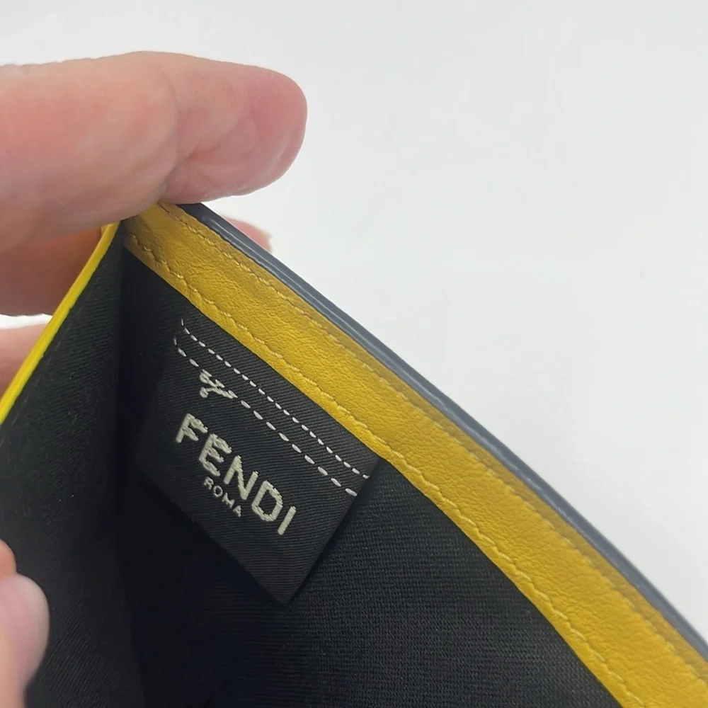 Fendi Geometric Camouflage Wallet